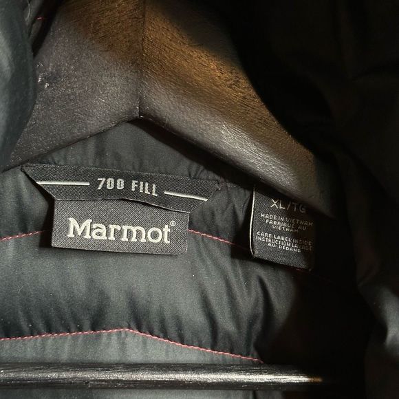 Marmot 700 Fill Down Hood Hangtime Puffer Jacket Men’s XL - Picture 4 of 4